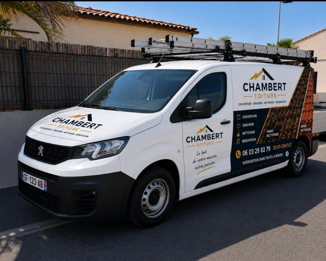 Véhicules professionnels floqués CHAMBERT JOHN